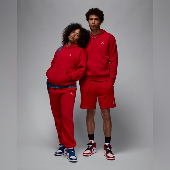 Jordan Pants - Jordan Women's Brooklyn Fleece
Pullover Hoodie & Joggers Gym Red Matching Set